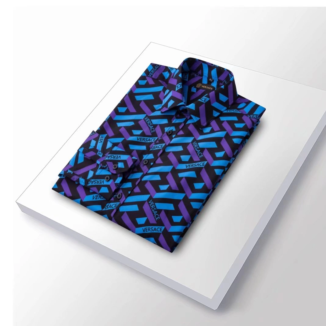 Unique 1028 Versace Shirts Long Sleeved For Men