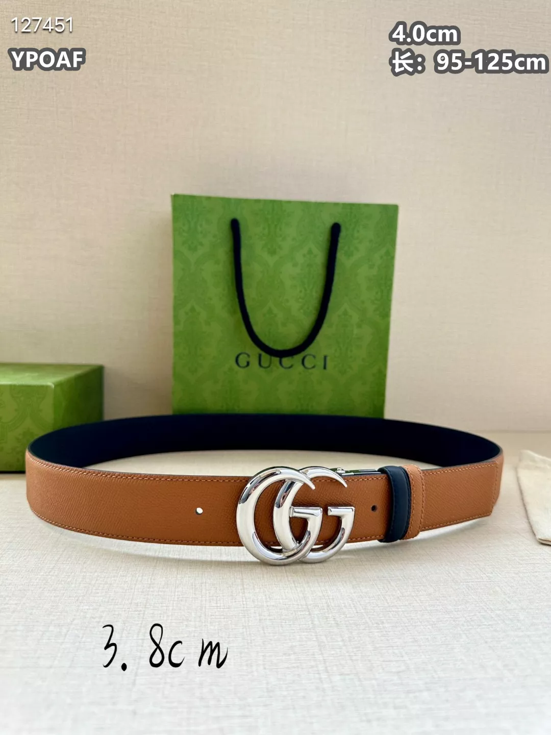 Unique 1406 Gucci AAA Quality Belts For Men