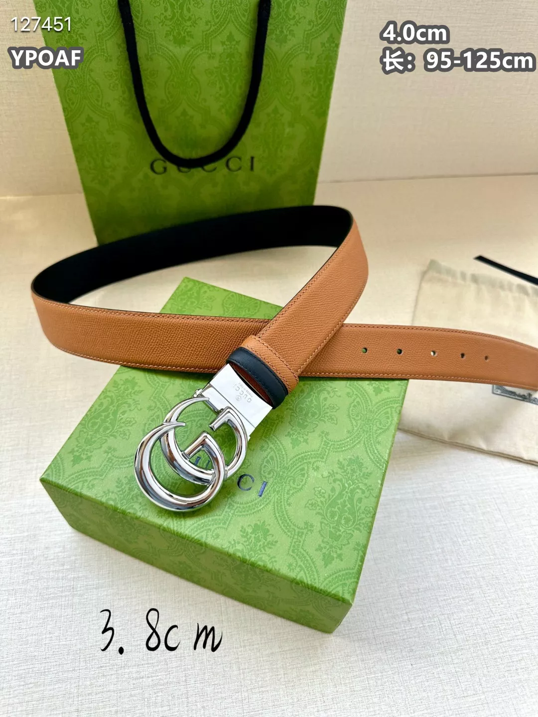 Unique 1406 Gucci AAA Quality Belts For Men