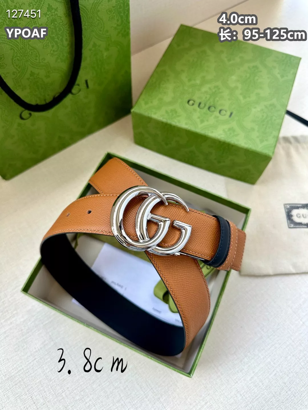 Unique 1406 Gucci AAA Quality Belts For Men