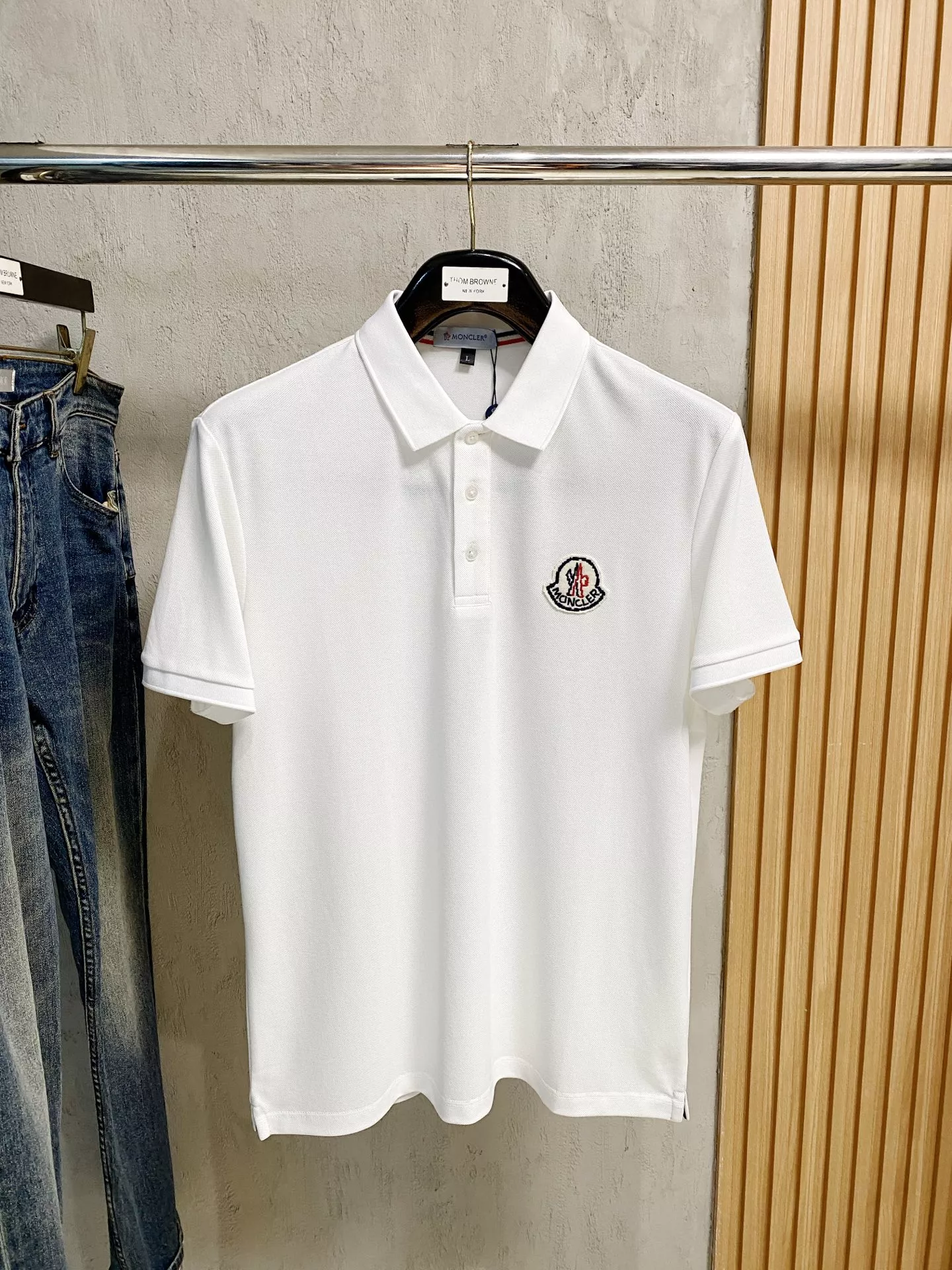 Unique 1504 Moncler T-Shirts Short Sleeved For Men