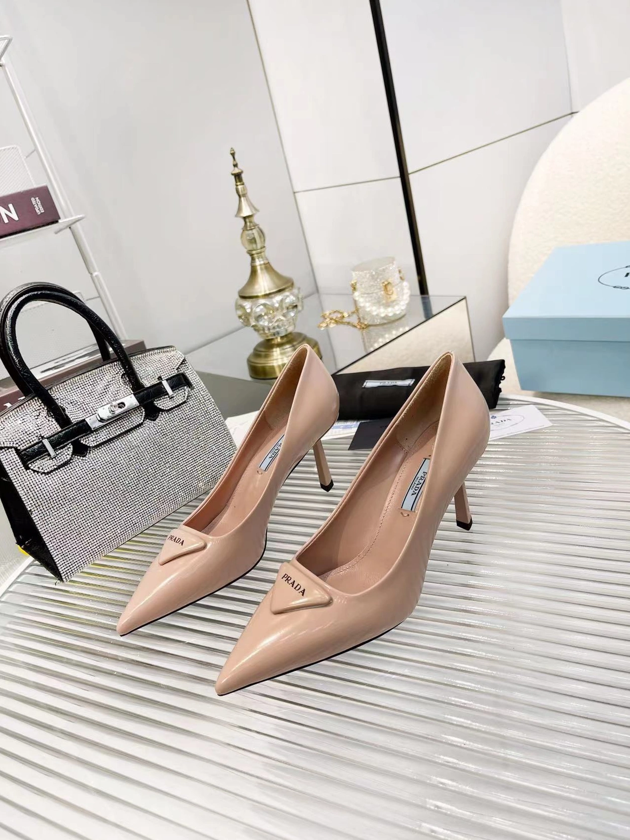 Unique 1563 Prada High-heeled Shoes For Women