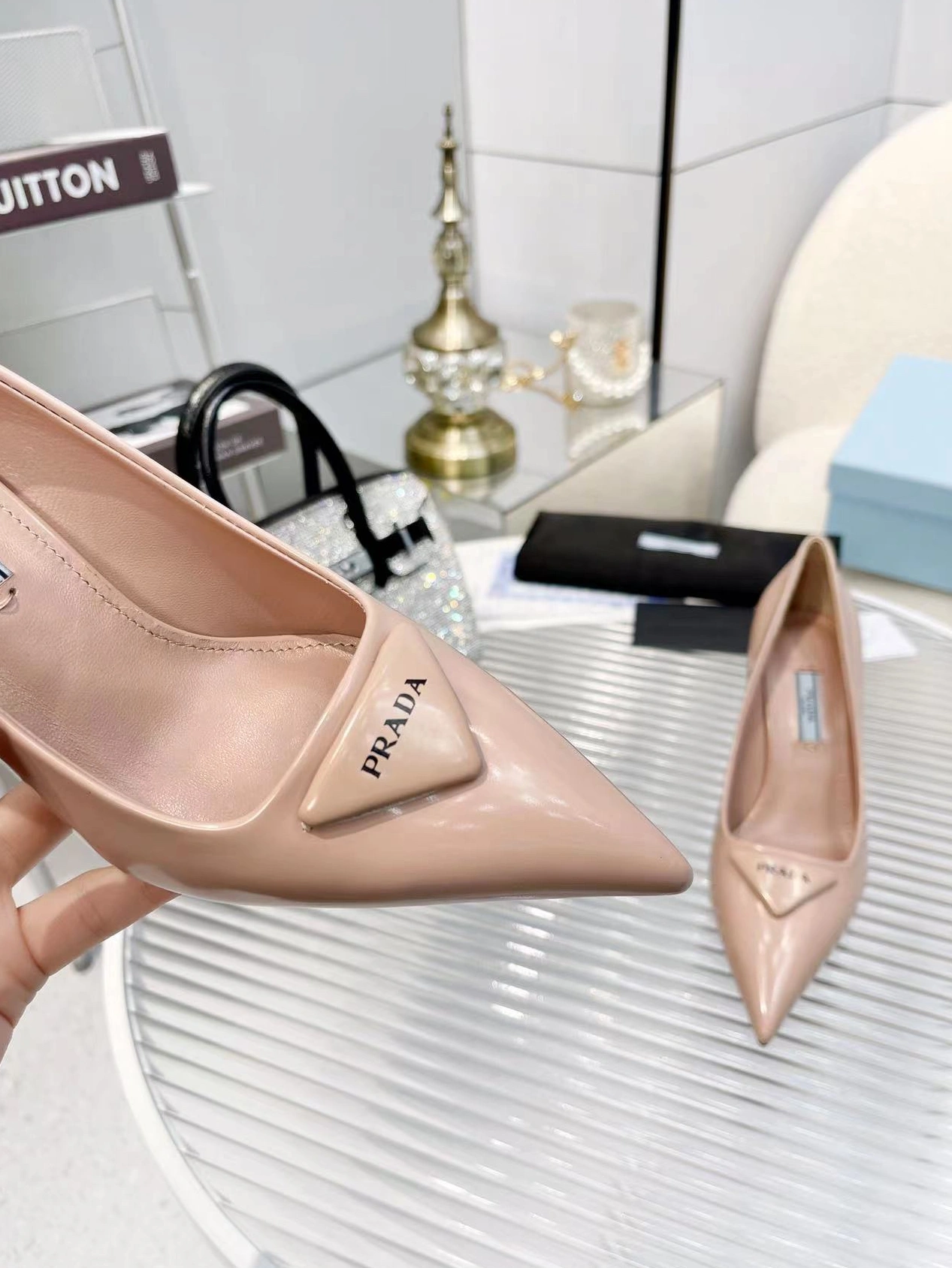 Unique 1563 Prada High-heeled Shoes For Women