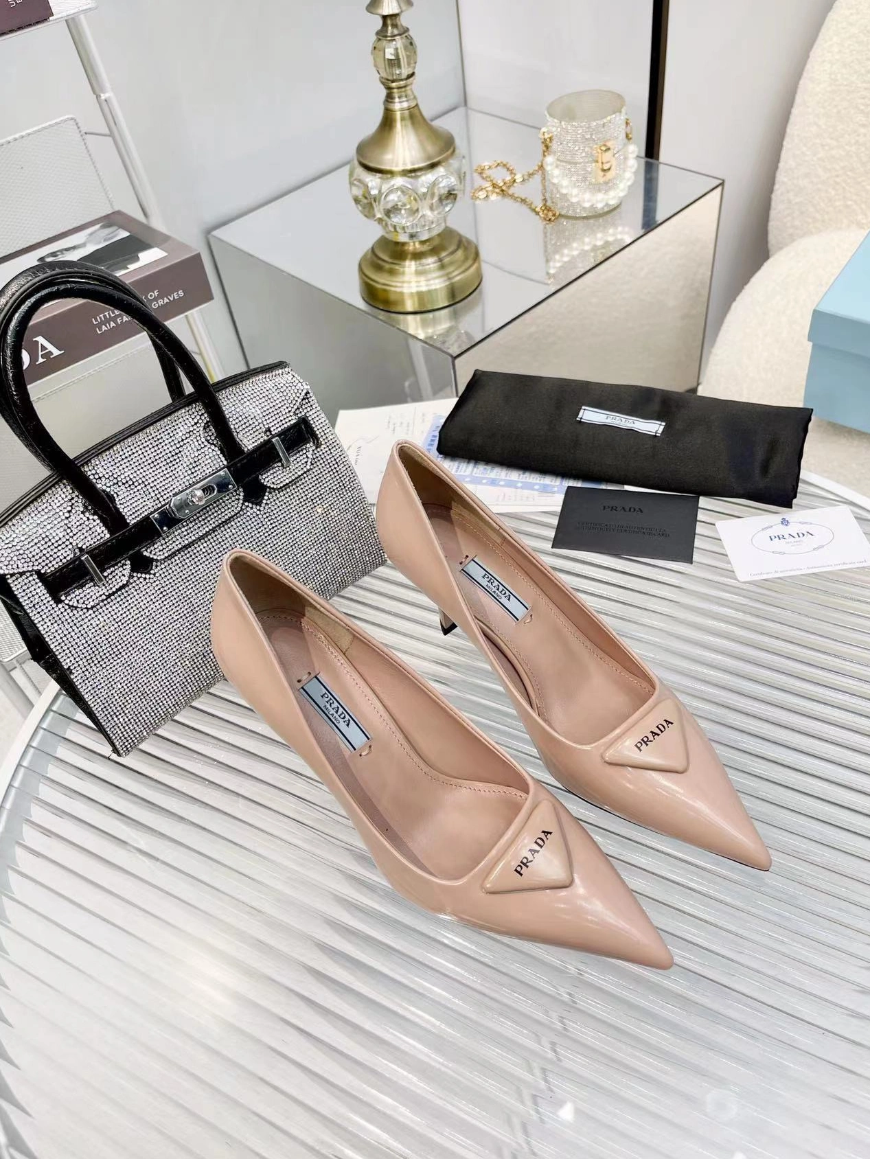 Unique 1563 Prada High-heeled Shoes For Women