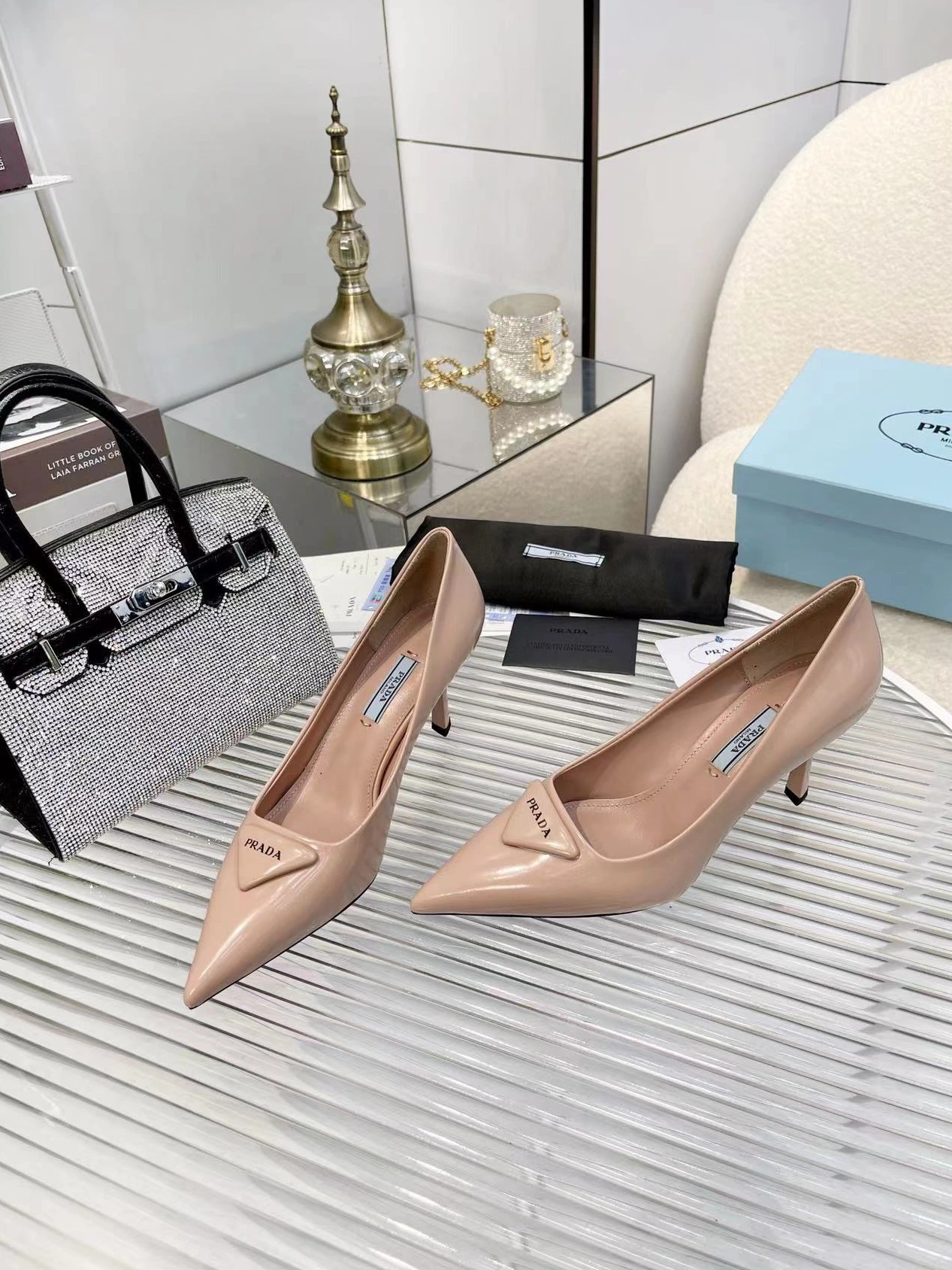 Unique 1563 Prada High-heeled Shoes For Women