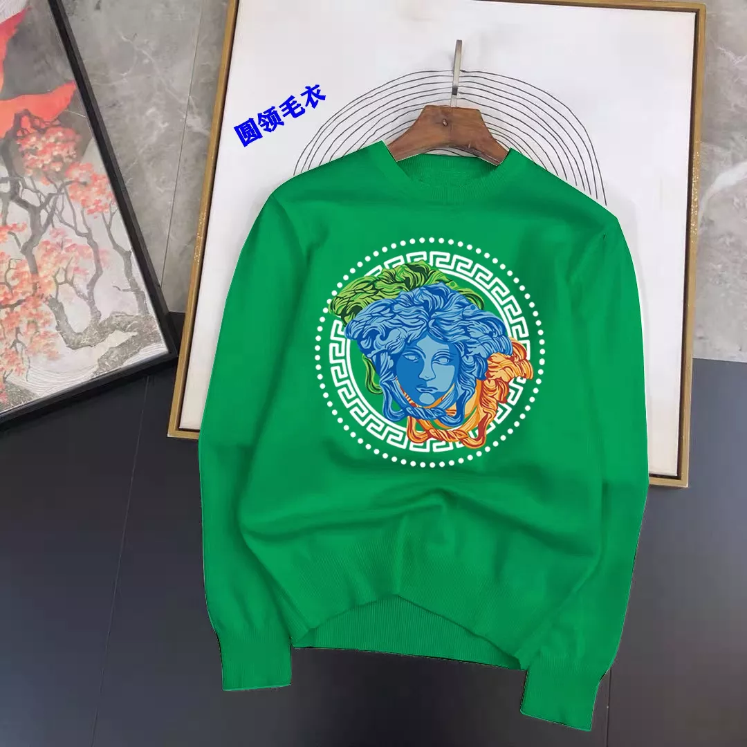 Unique 1836 Versace Sweaters Long Sleeved For Men