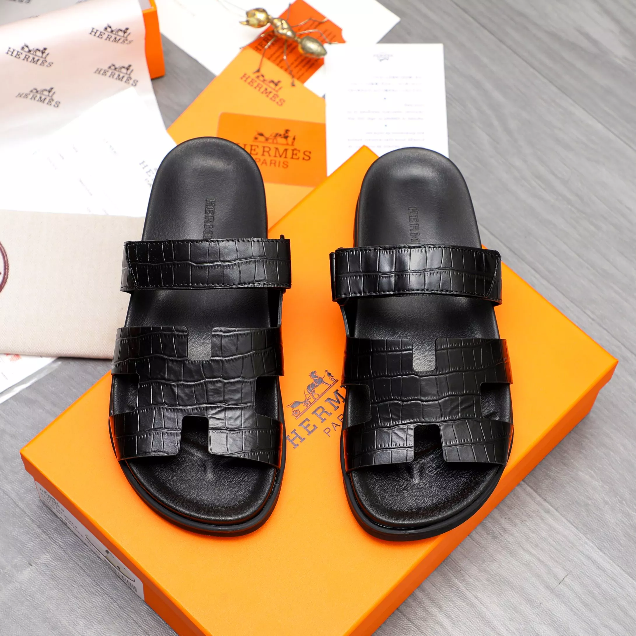 Unique 1893 Hermes Slippers For Men