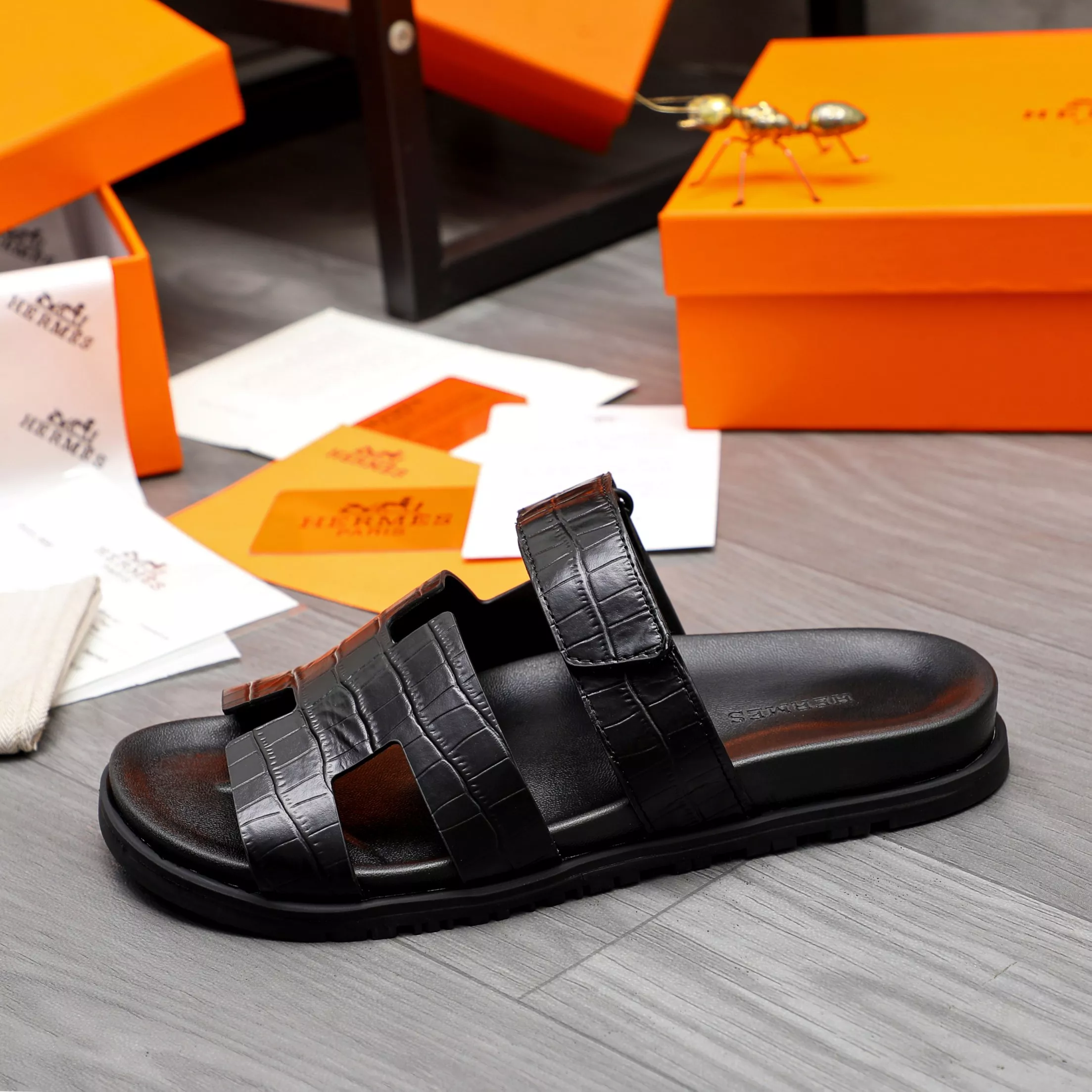 Unique 1893 Hermes Slippers For Men