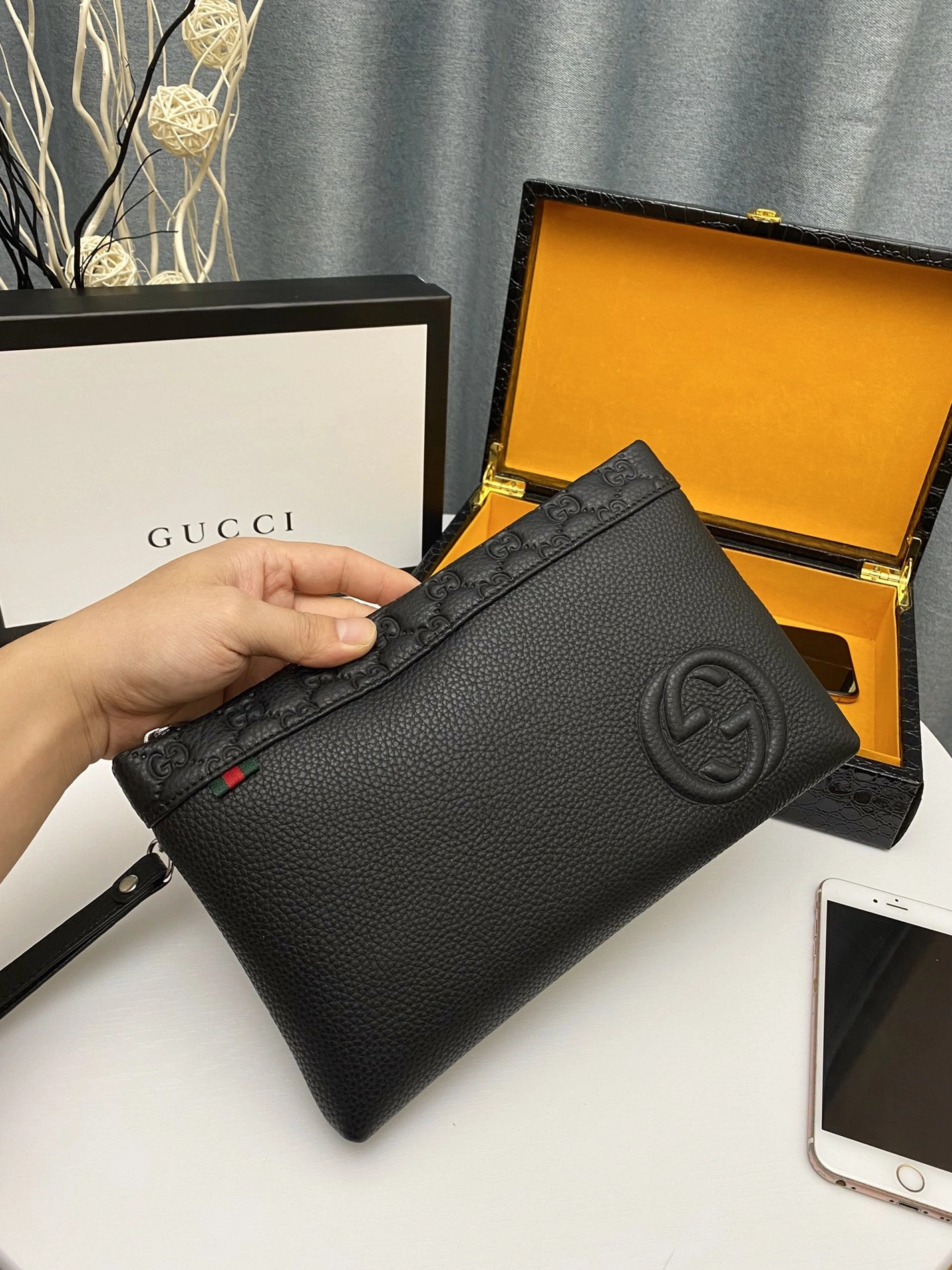 Unique 1980 Gucci AAA Man Wallets