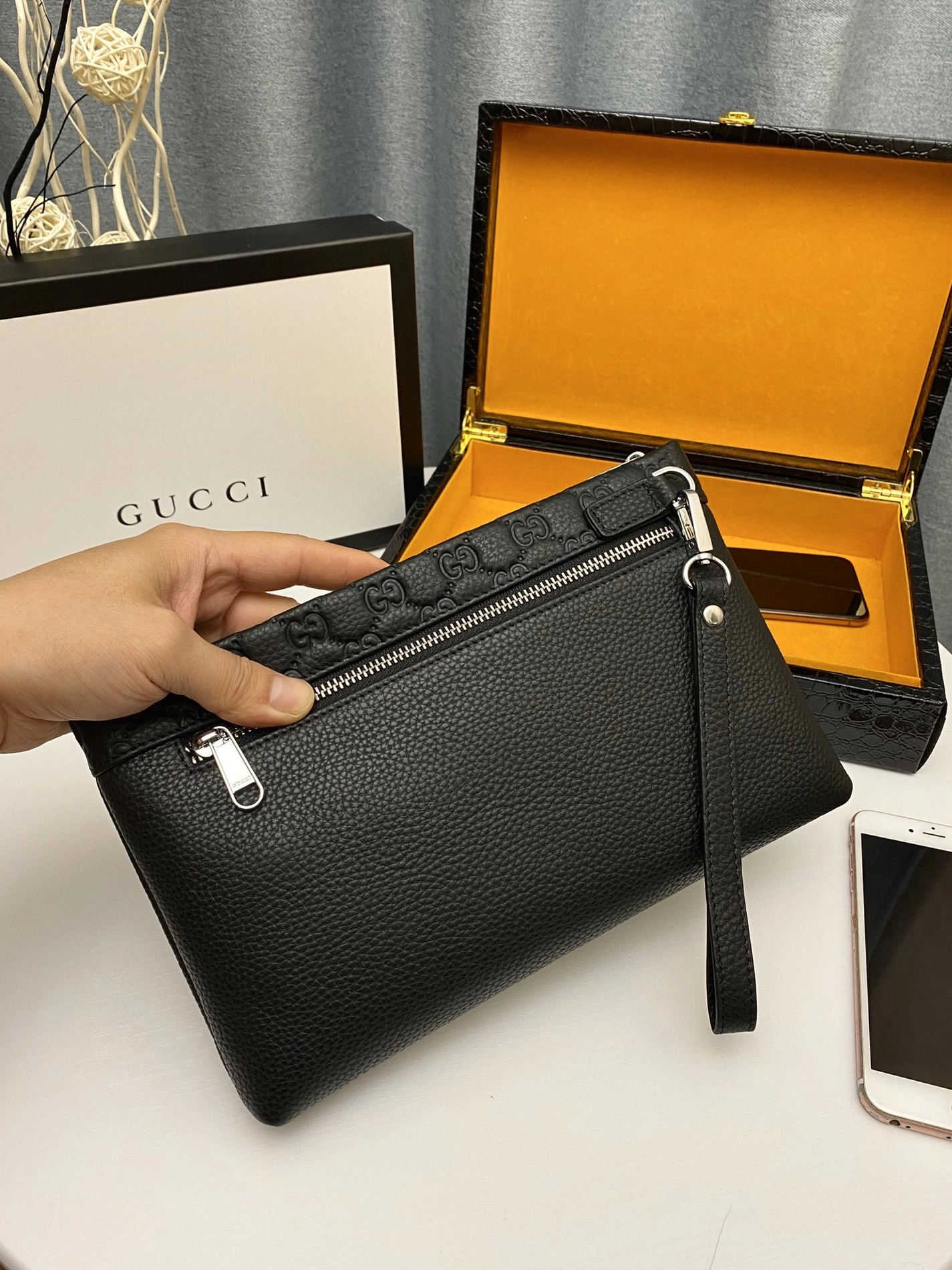 Unique 1980 Gucci AAA Man Wallets
