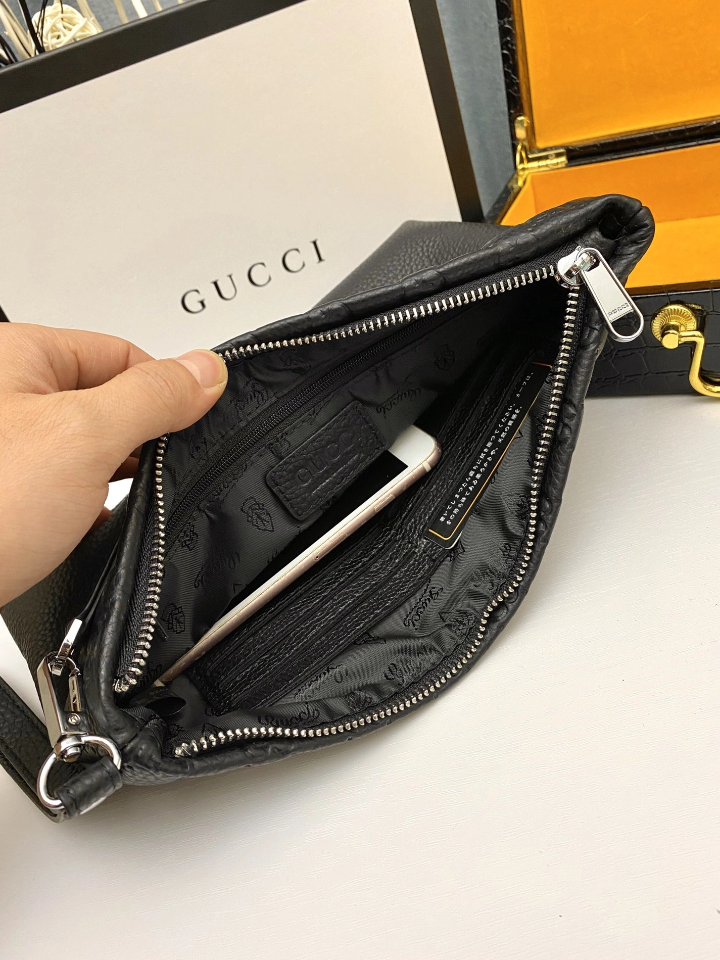 Unique 1980 Gucci AAA Man Wallets