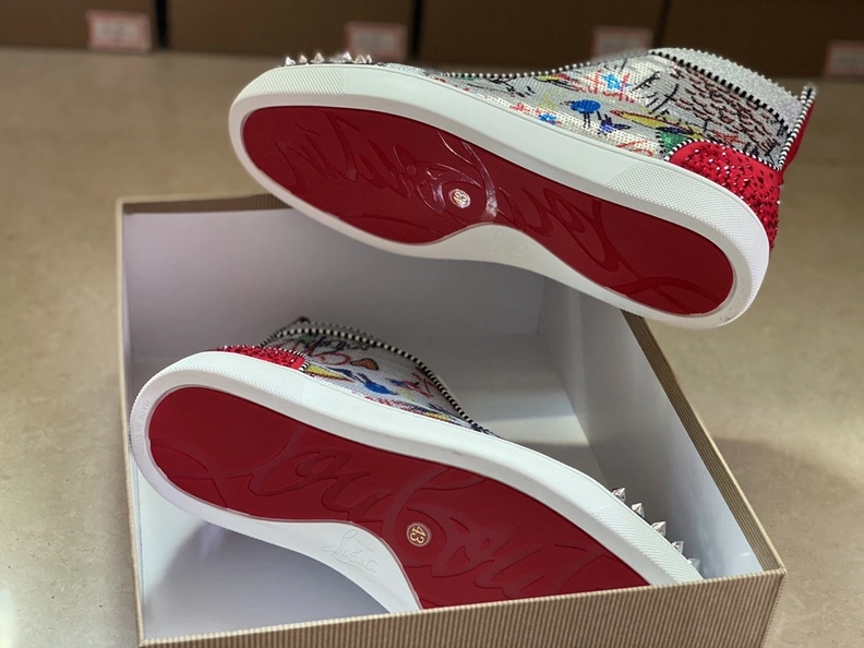 Unique 2231 Christian Louboutin High Tops Shoes For Men