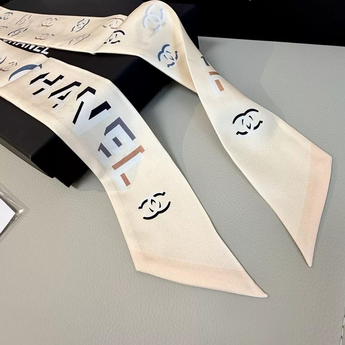 Unique 2468 Chanel Silk Scarf