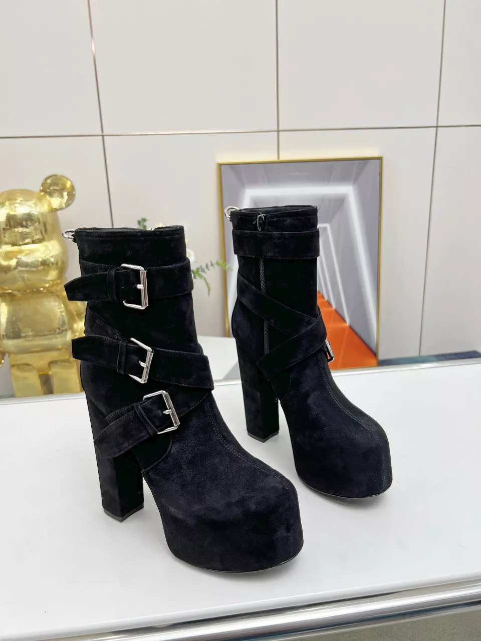 Unique 2490 Yves Saint Laurent YSL Boots For Women