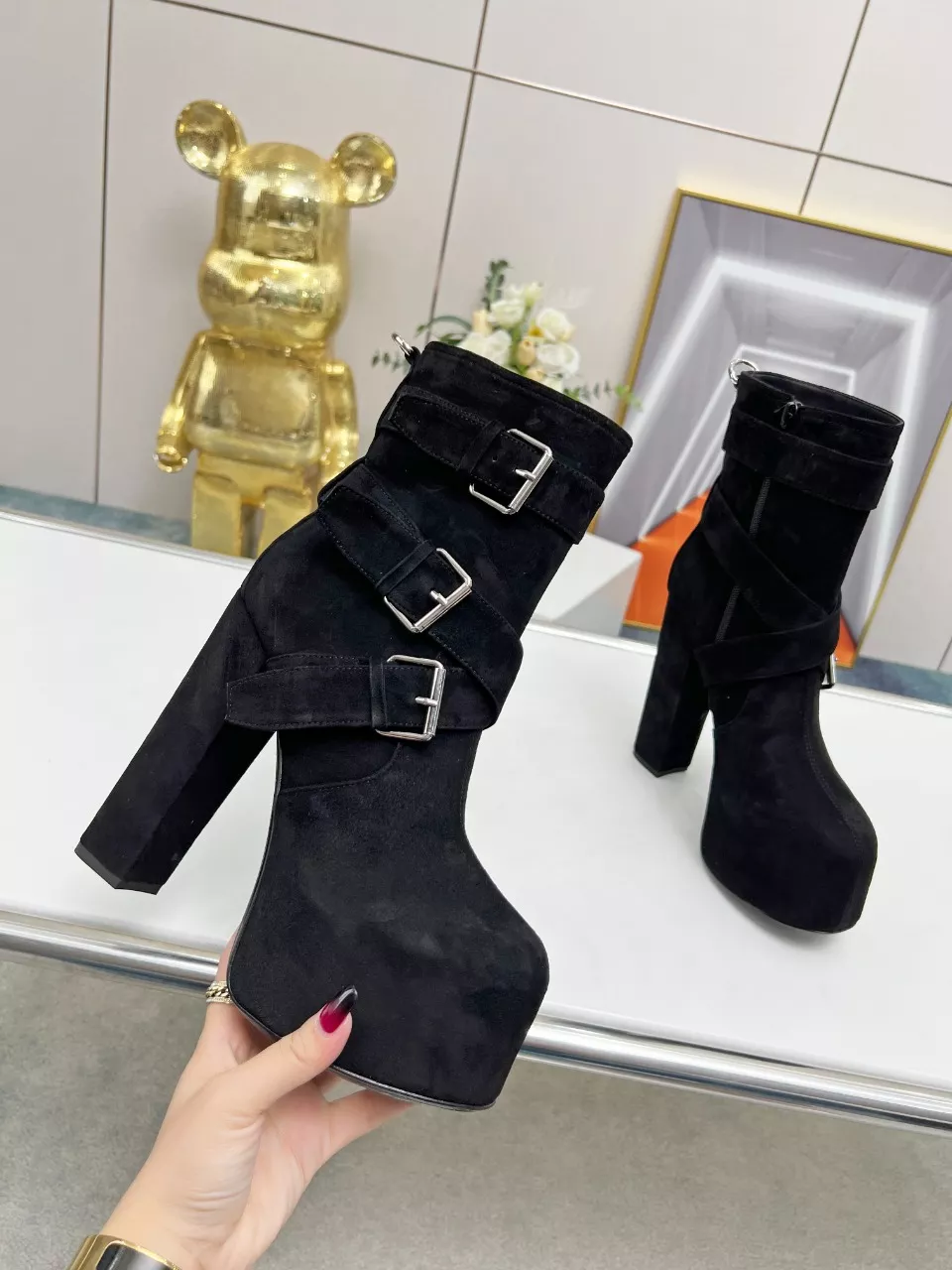 Unique 2490 Yves Saint Laurent YSL Boots For Women