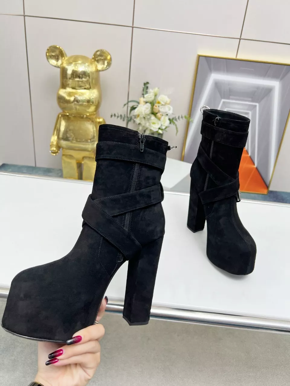Unique 2490 Yves Saint Laurent YSL Boots For Women