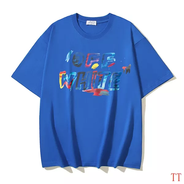 Unique 2672 Off-White T-Shirts Short Sleeved For Unisex