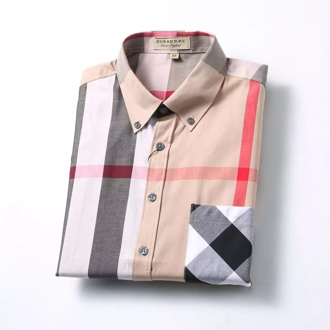 Unique 3036 Burberry Shirts Long Sleeved For Men
