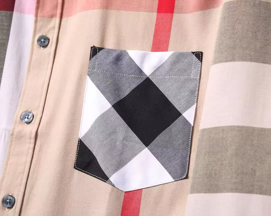Unique 3036 Burberry Shirts Long Sleeved For Men