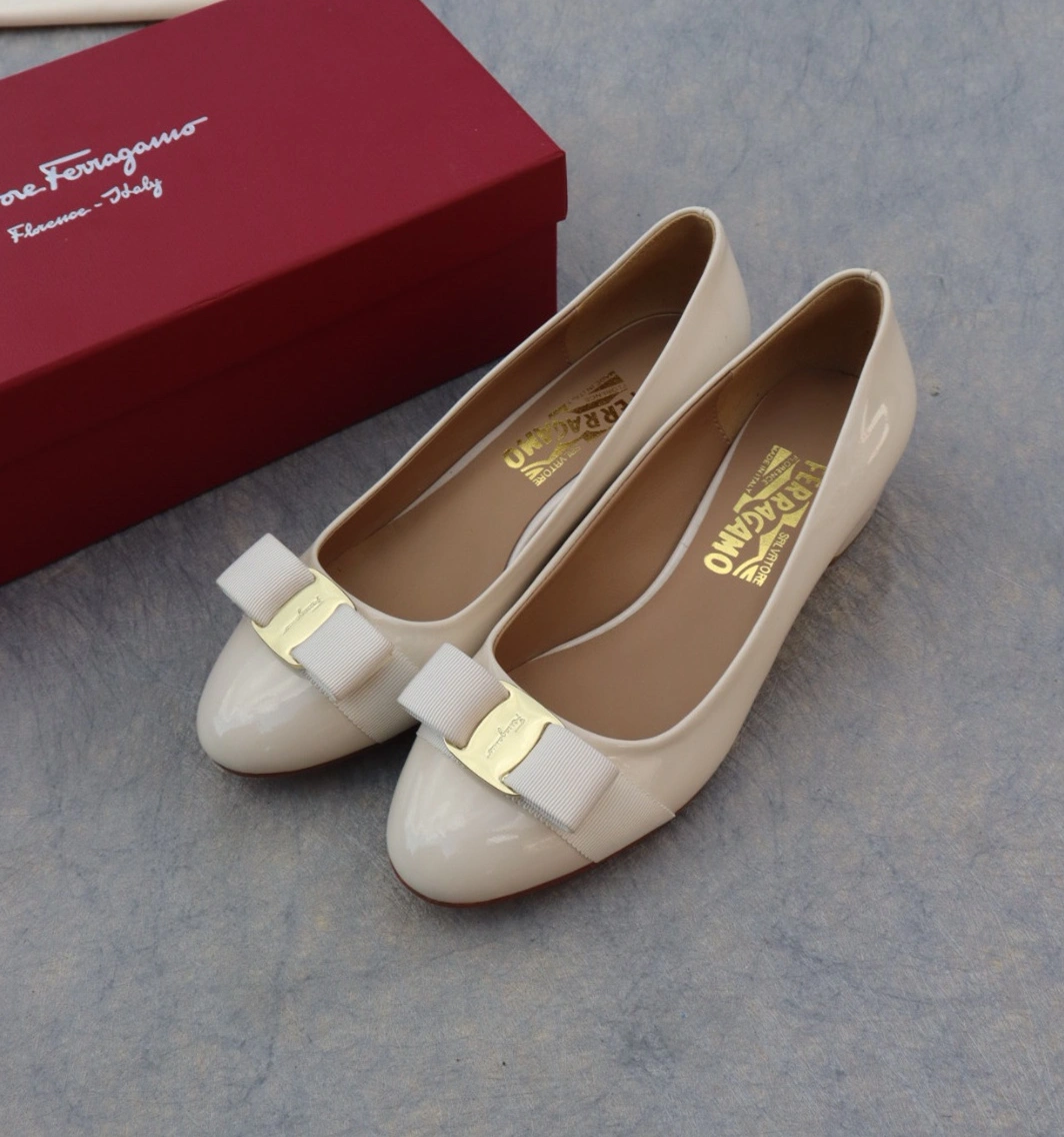 Unique 3185 Salvatore Ferragamo Flat Shoes For Women