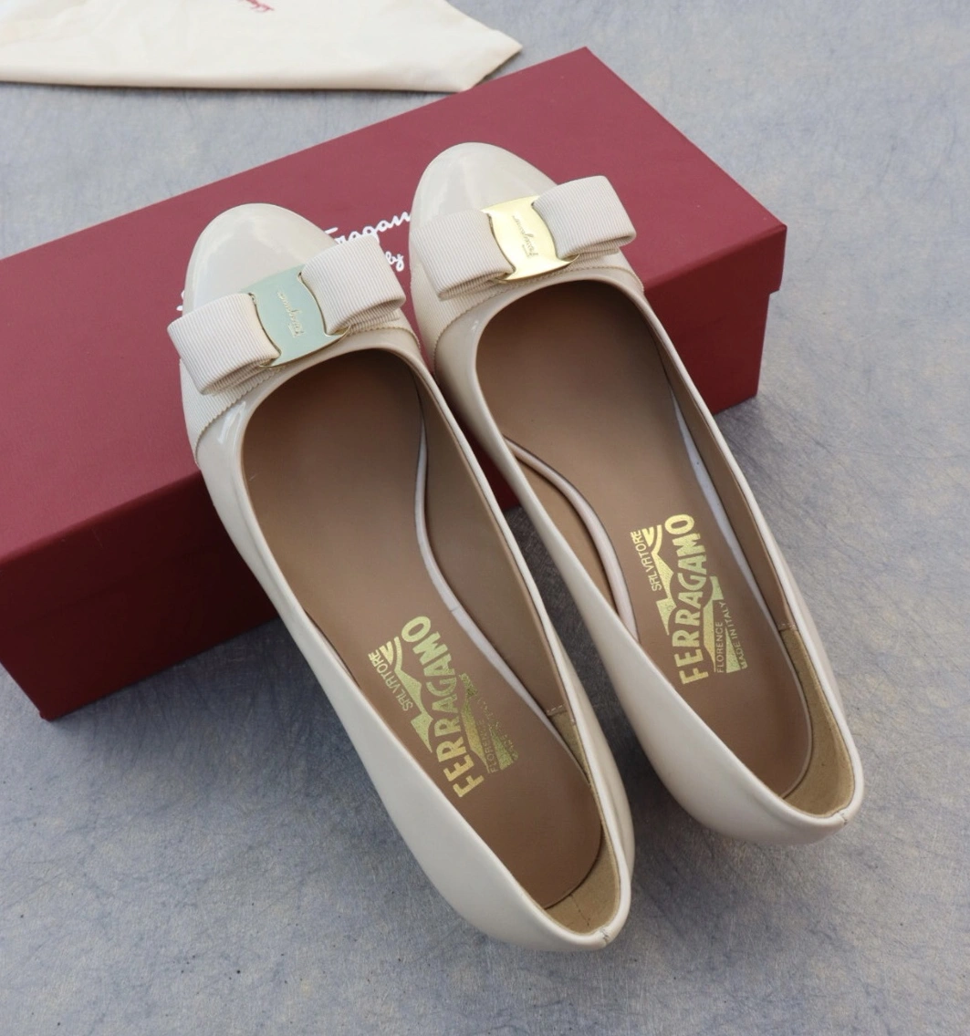Unique 3185 Salvatore Ferragamo Flat Shoes For Women