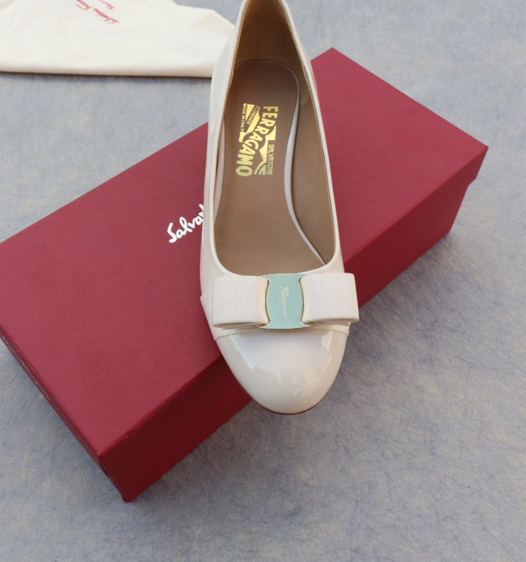 Unique 3185 Salvatore Ferragamo Flat Shoes For Women