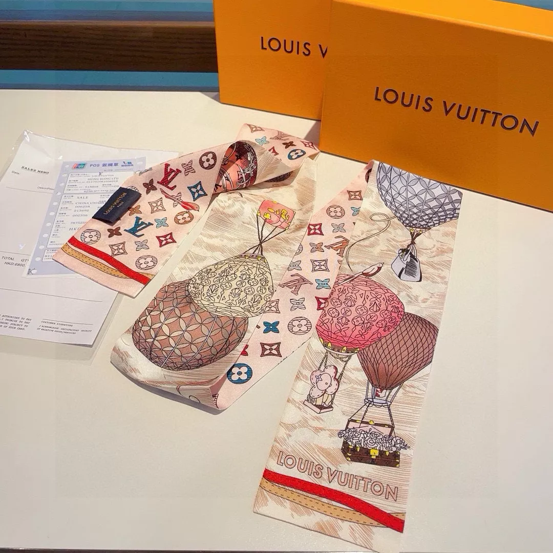 Unique 3346 Louis Vuitton Silk Scarf