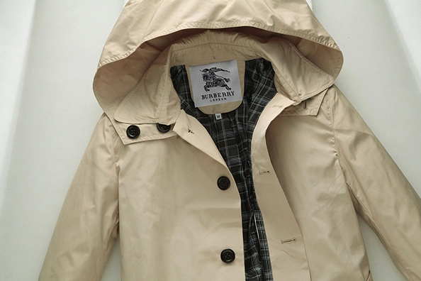 Unique 3375 Burberry Trench Coat Long Sleeved For Men