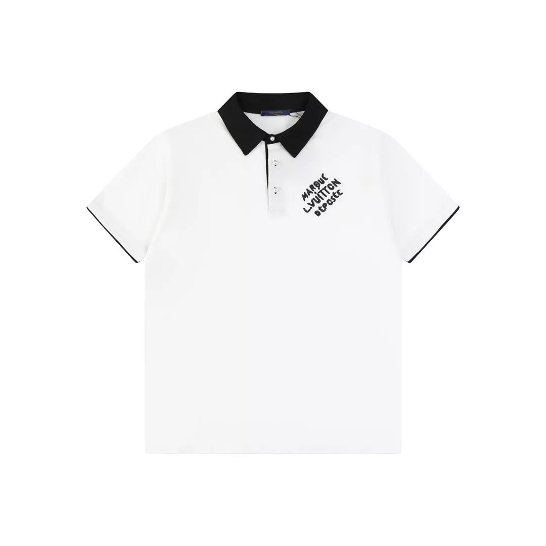 Unique 3485 Louis Vuitton LV T-Shirts Short Sleeved For Men