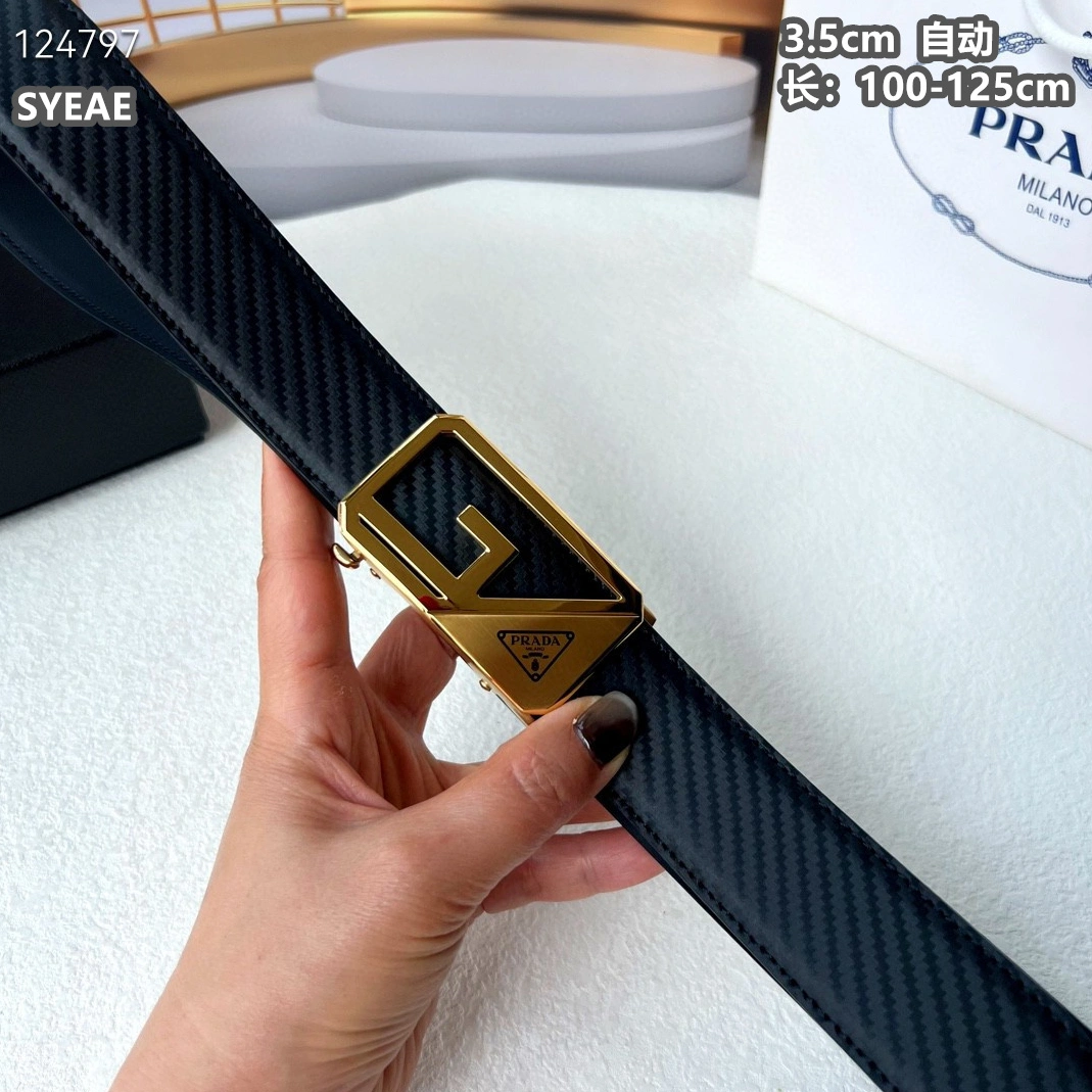 Unique 3560 Prada AAA Quality Belts For Men