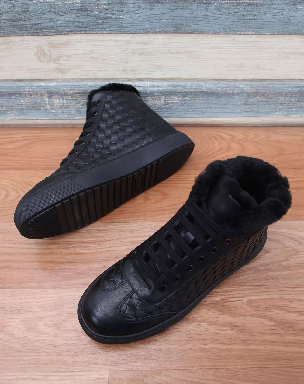 Unique 3756 Bottega Veneta BV High Tops Shoes For Men