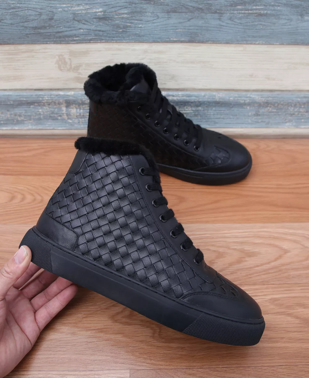 Unique 3756 Bottega Veneta BV High Tops Shoes For Men