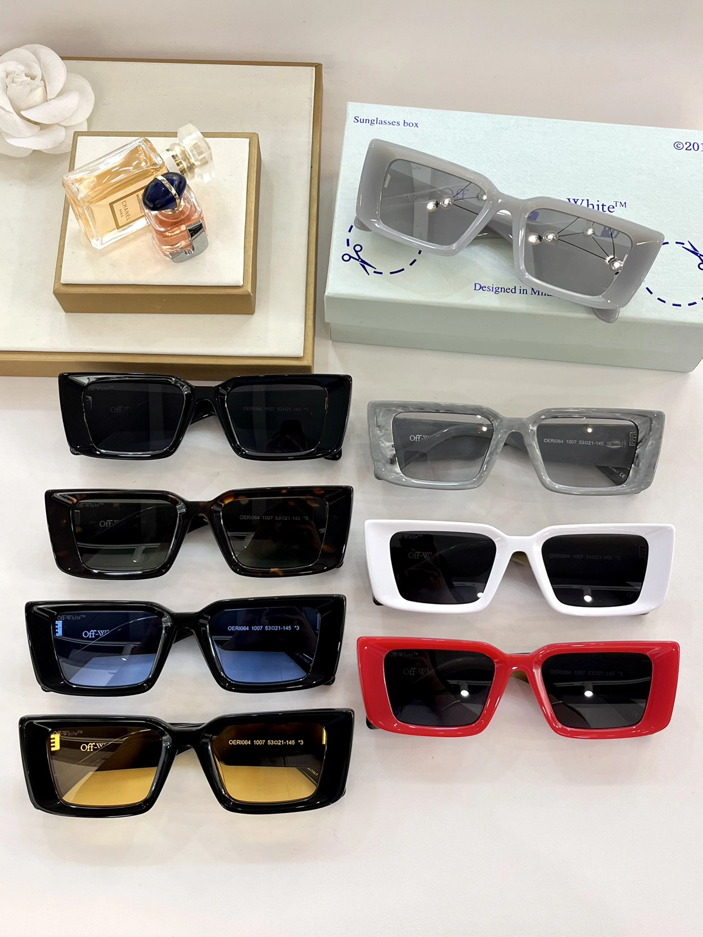 Unique 3781 Off-White AAA Quality Sunglasses