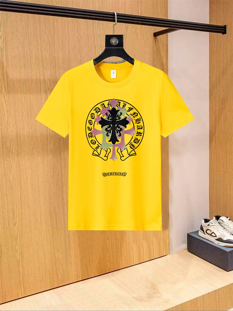 Unique 3989 Chrome Hearts T-Shirts Short Sleeved For Unisex