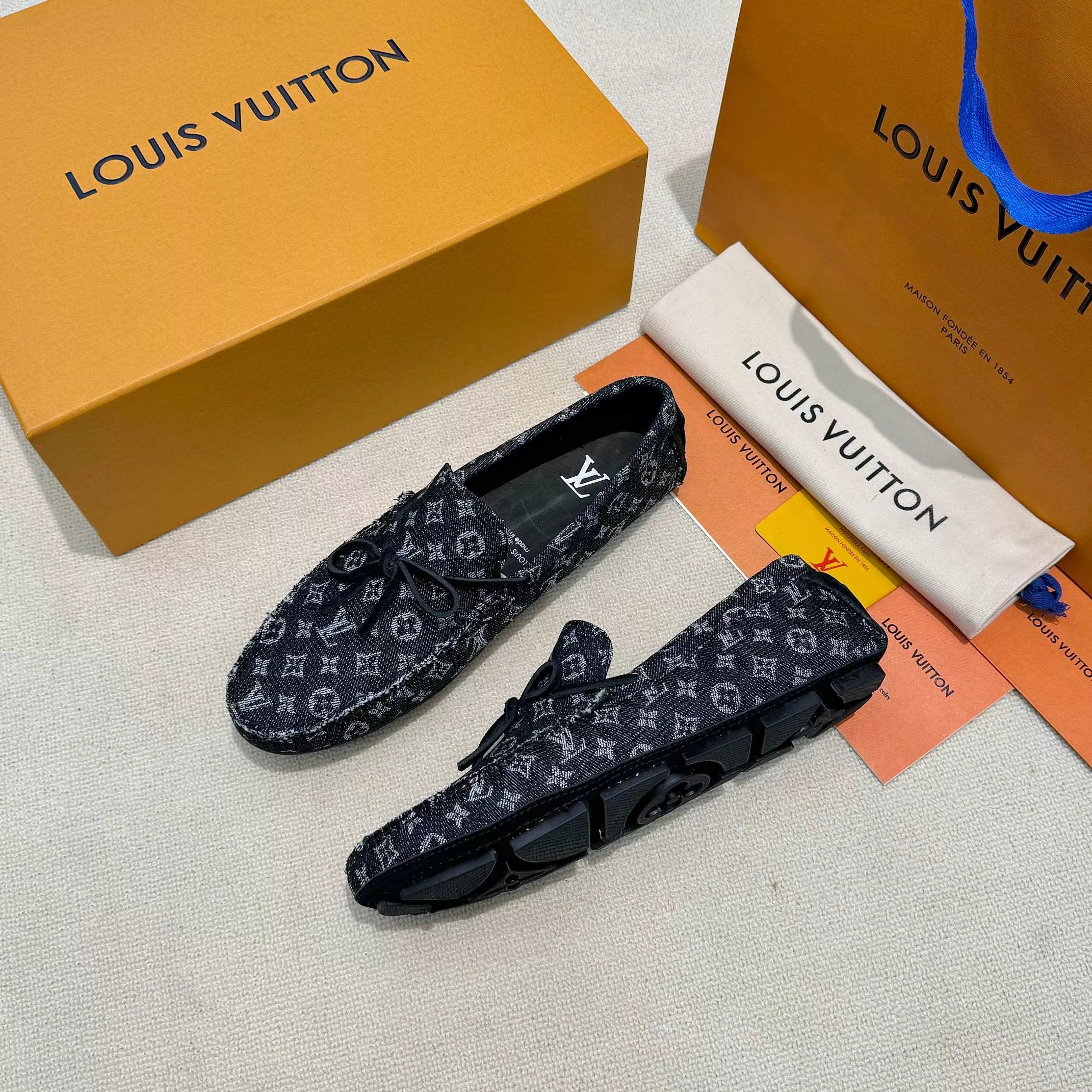 Unique 4035 Louis Vuitton LV Oxfords Shoes For Men
