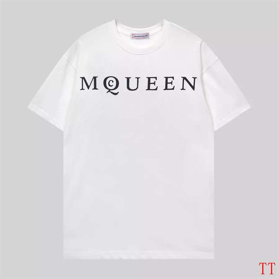 Unique 4196 Alexander McQueen T-shirts Short Sleeved For Unisex