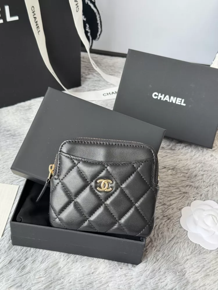 Unique 4881 Chanel AAA Quality Wallets In Gold For Women