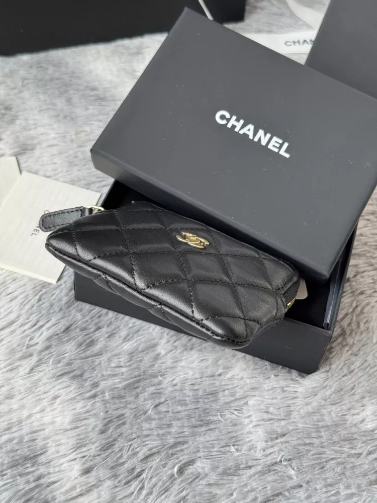 Unique 4881 Chanel AAA Quality Wallets In Gold For Women