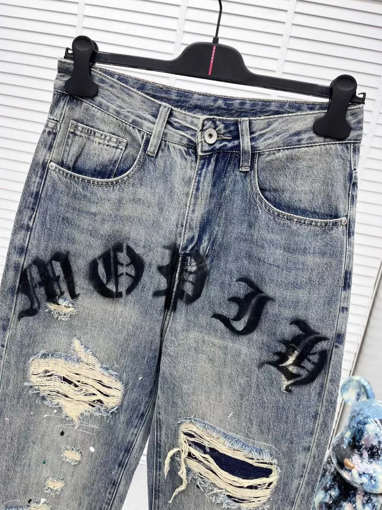 Unique 5210 Chrome Hearts Jeans For Men