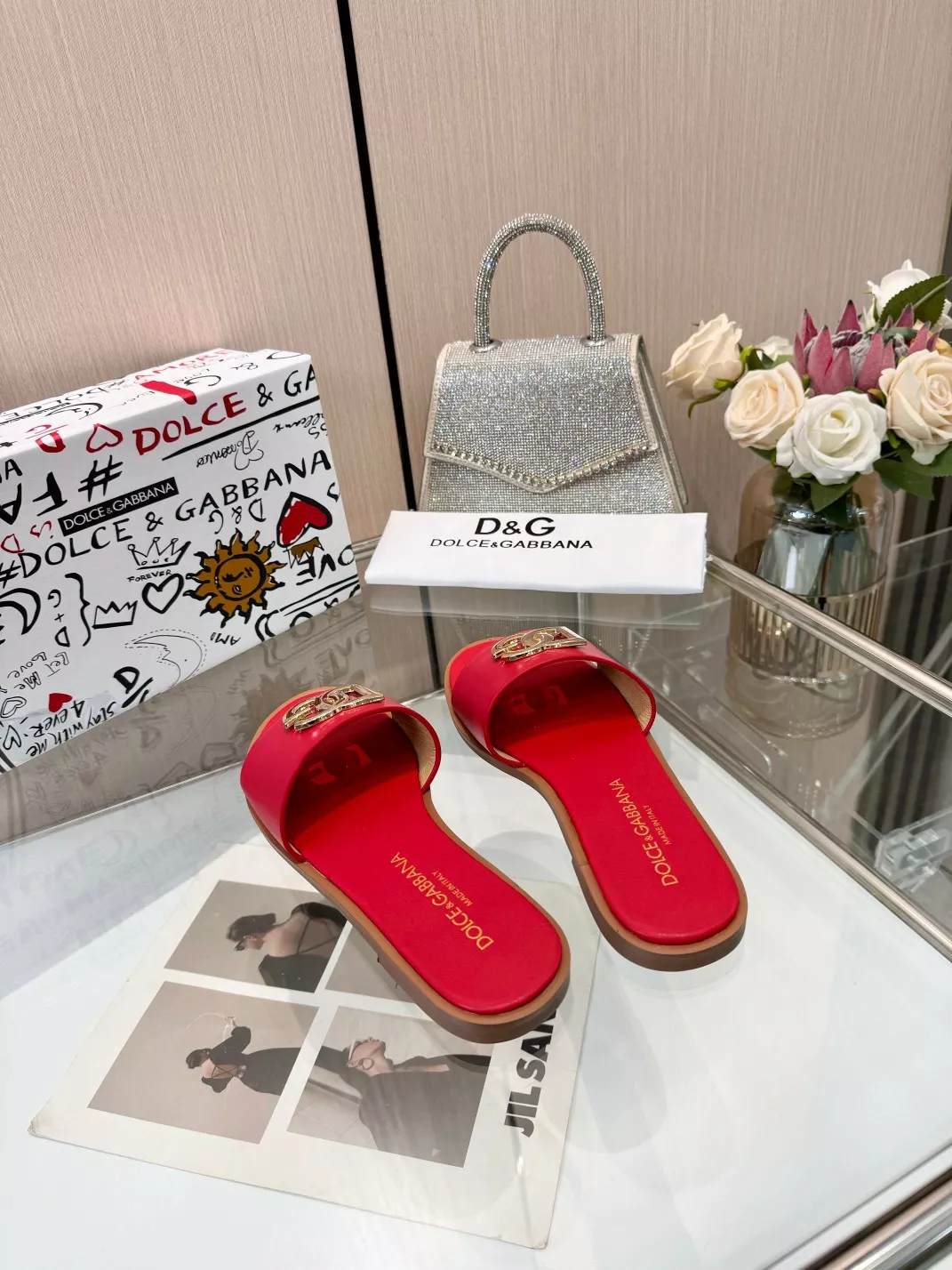 Unique 5267 Dolce & Gabbana D&G Slippers For Women