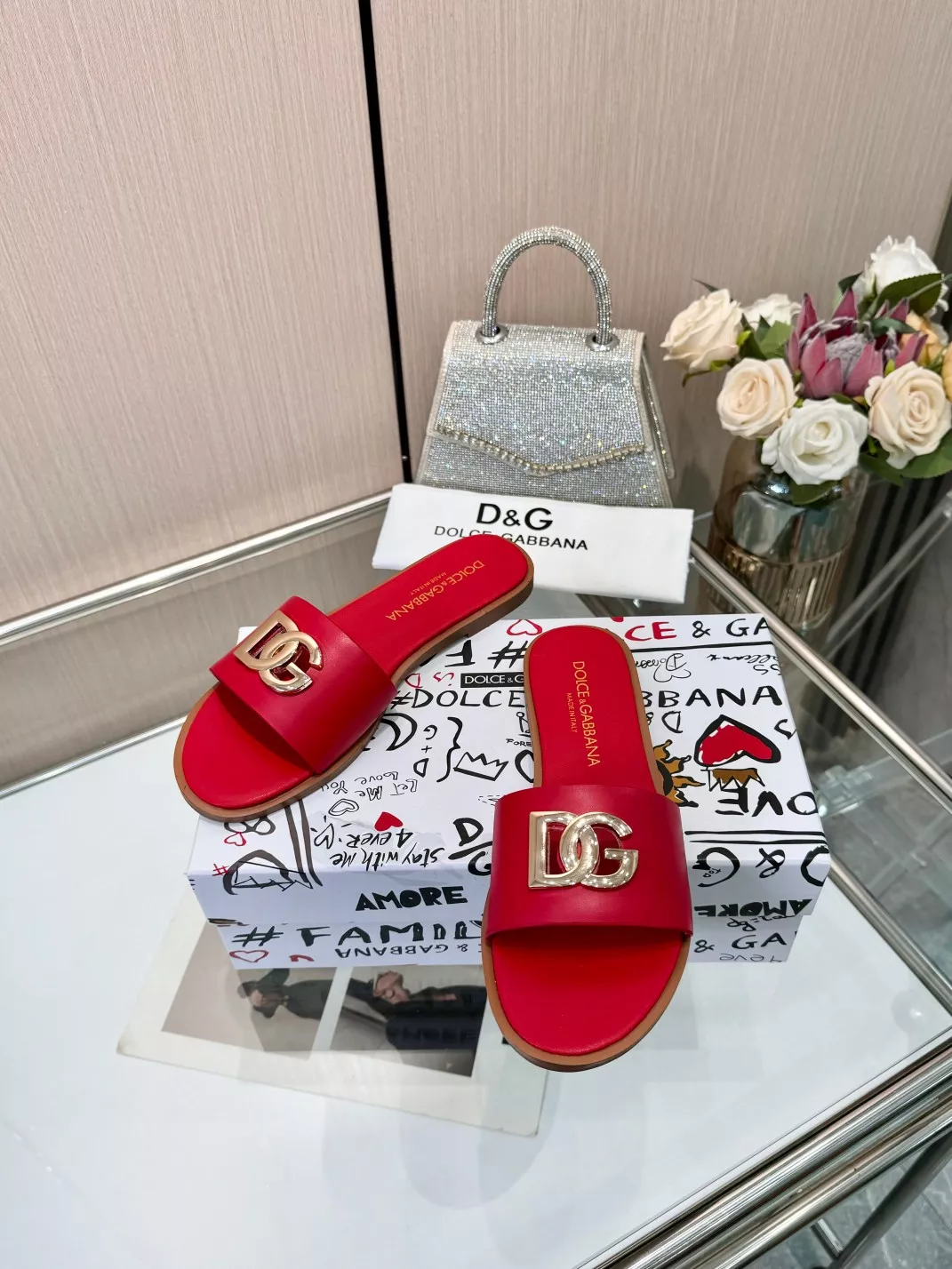 Unique 5267 Dolce & Gabbana D&G Slippers For Women