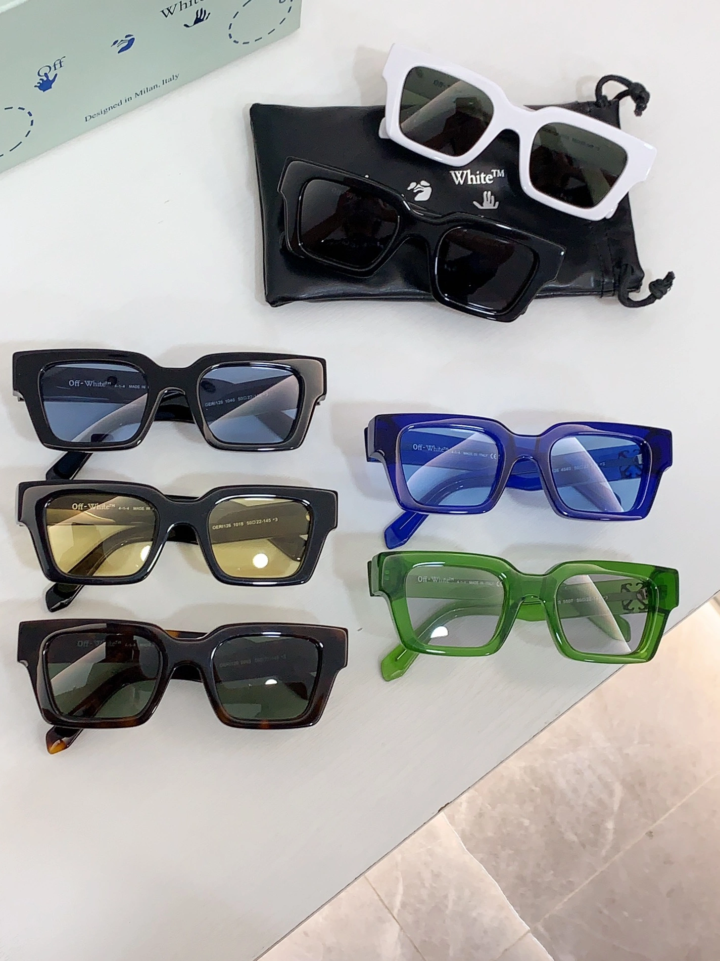 Unique 5701 Off-White AAA Quality Sunglasses