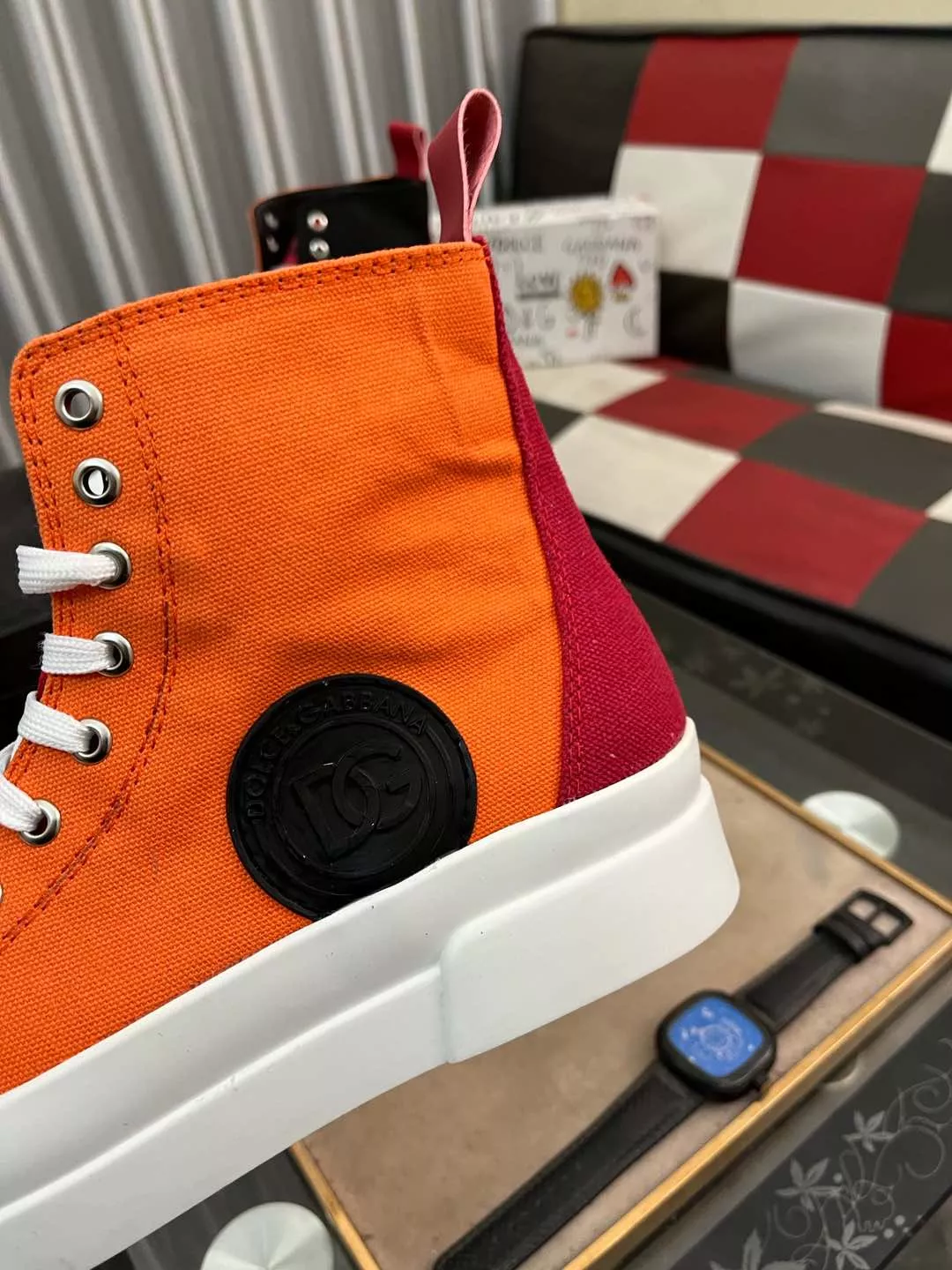 Unique 5749 Dolce & Gabbana D&G High Top Shoes For Men