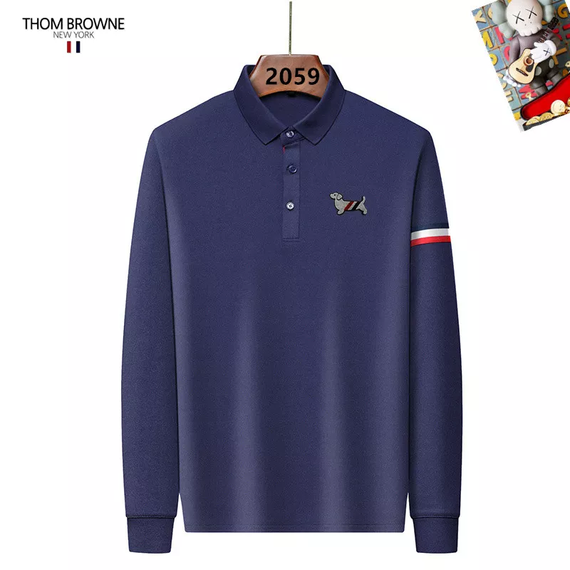 Unique 5782 Thom Browne TB T-Shirts Long Sleeved For Men