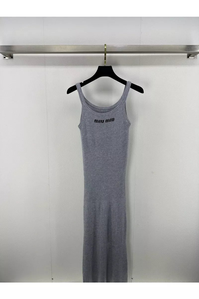 Unique 607 MIU MIU Dresses Sleeveless For Women