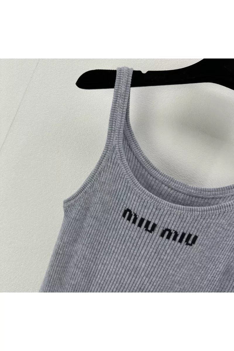 Unique 607 MIU MIU Dresses Sleeveless For Women