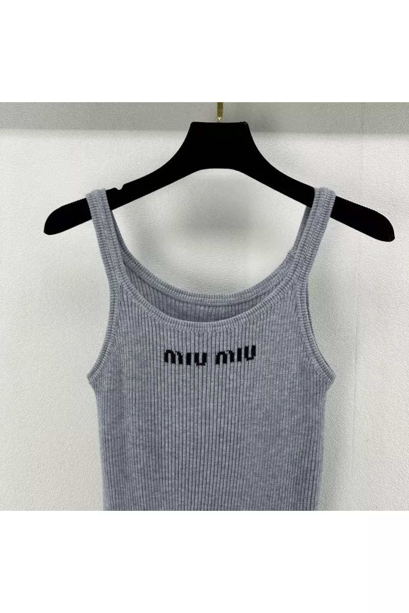 Unique 607 MIU MIU Dresses Sleeveless For Women
