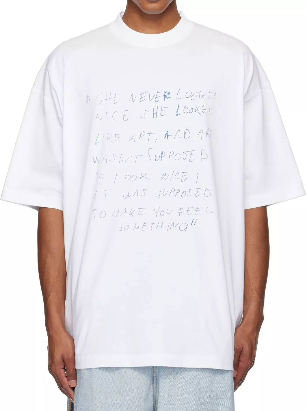 Unique 6095 VETEMENTS T-Shirts Short Sleeved For Unisex