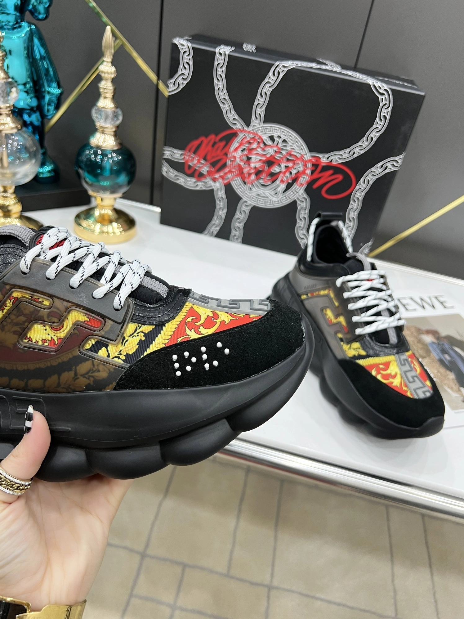 Unique 6139 Versace Casual Shoes For Men