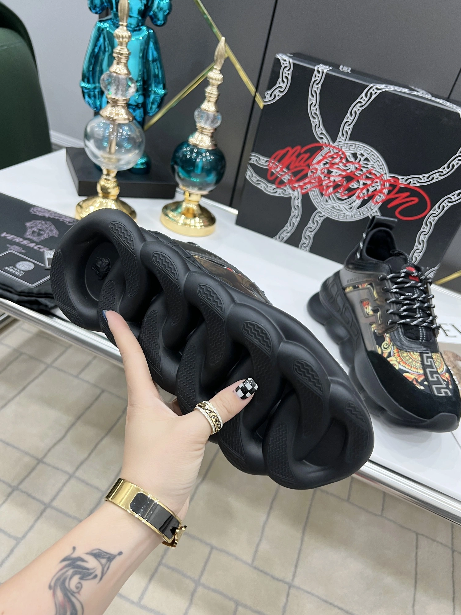 Unique 6139 Versace Casual Shoes For Men